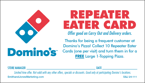 Repeater Eater Card (Carry Out/Delivery)
