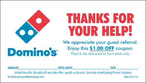 Hotel Thanks Card