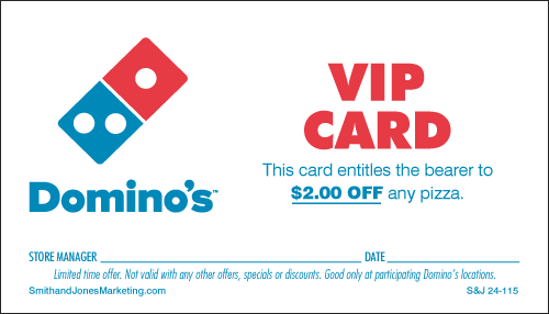 V.I.P. Card ($2 Off)