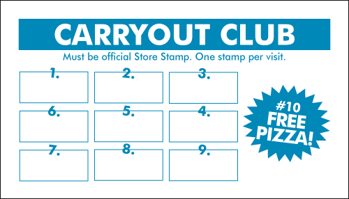 Carry Out Club Card (2-Sided)