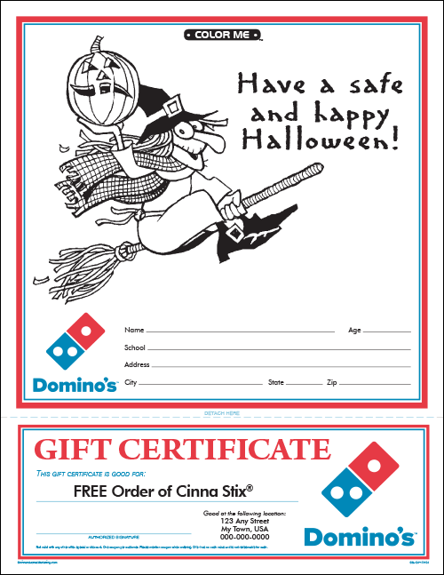 Halloween Color Me Sheet