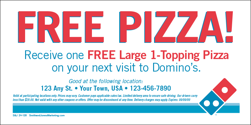 Free Pizza Coupon - Click Image to Close