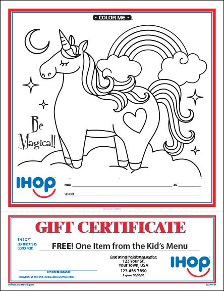 Be Magical Color Me Sheet