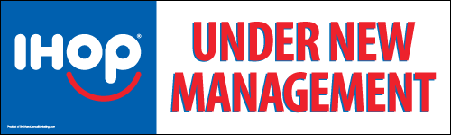 "Under New Management" Banner