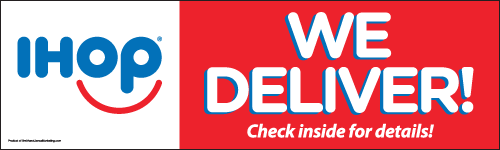 "We Deliver" Banner (Check Inside for Details)