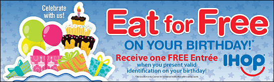 Eat Free on Your Birthday Banner