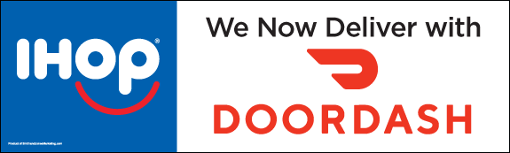 We Now Deliver with Doordash Banner