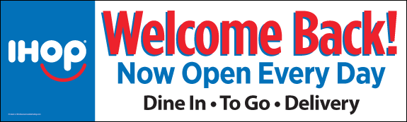 "Welcome Back" Banner