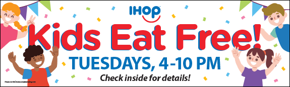 "Kids Eat Free" Banner
