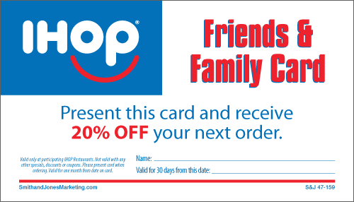 Friends & Family BCS Card (Stock)