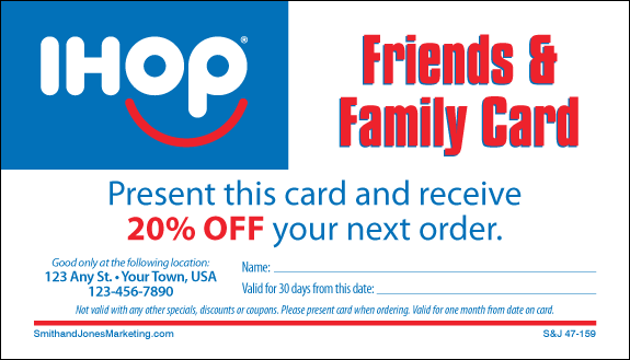Friends & Family BCS Card