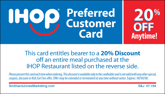 Preferred Customer BCS Card (2-Sided)