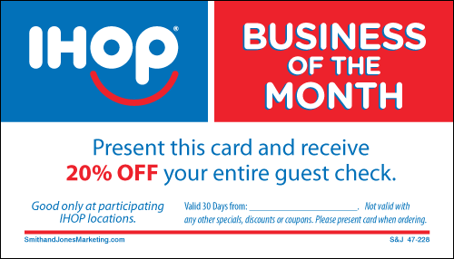 Business of the Month BCS Card (Stock)