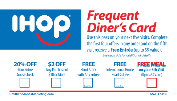 Frequent Diner BCS Card (2-Sided)