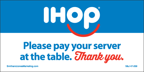 Pay Your Server Label