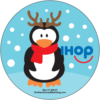 Christmas Penguin Sticker