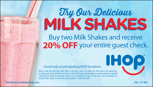 Milk Shake Discount BCS Card (Blue) [Stock]