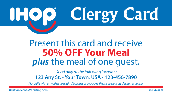 Clergy BCS Card (2-Sided)