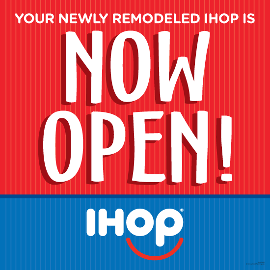 "Now Open" Window Cling (3' x 3')