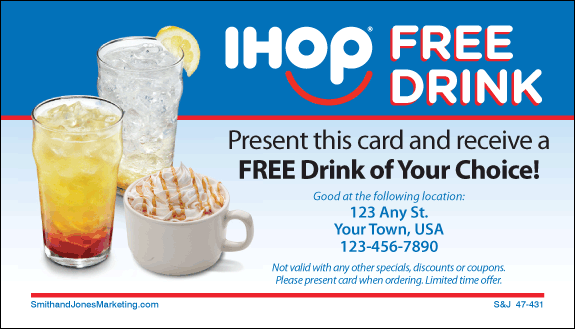 Free Drink BCS Card