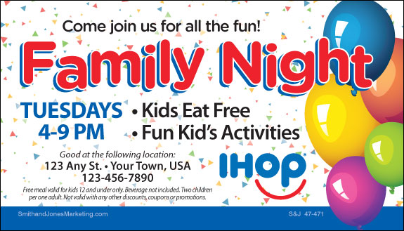 Family Night BCS Card