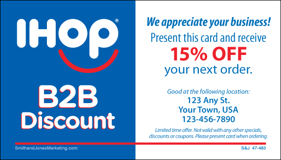 Business to Business Discount BCS Card