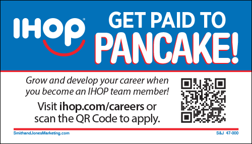 Get Paid to Pancake BCS Card (2-Sided)