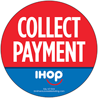 Collect Payment Sticker