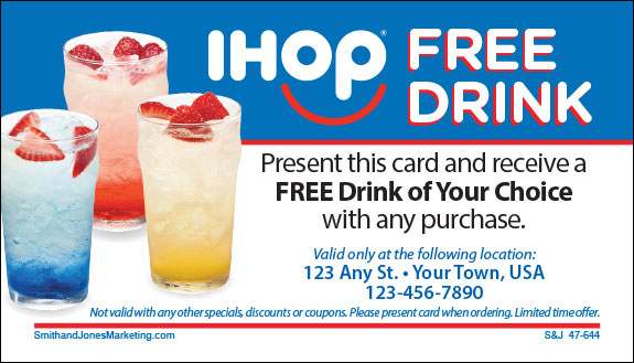 Free Drink BCS Card (Stock)