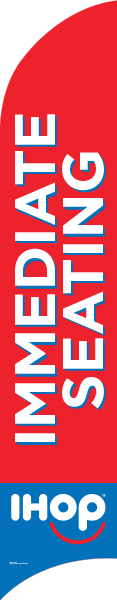Immediate Seating Feather Flag