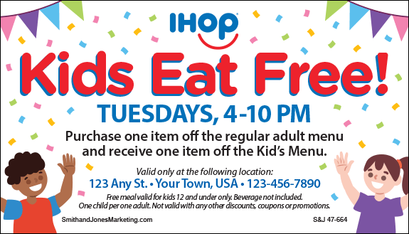 Kids Eat Free BCS Card