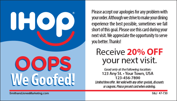 Oops ... We Goofed! BCS Card [Blue]