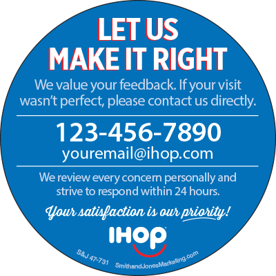 Let Us Make It Right Sticker