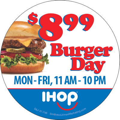 Burger Day Sticker