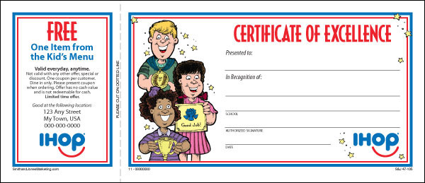SAC - Certificate of Excellence - Click Image to Close