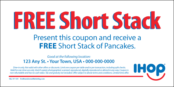 Free Short Stack Coupon - Click Image to Close
