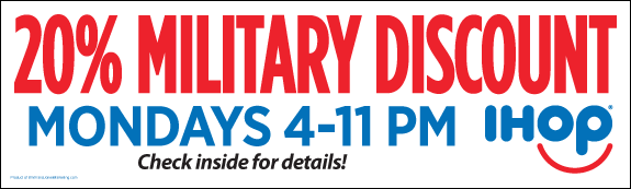 Military Personel Discount Banner - Click Image to Close