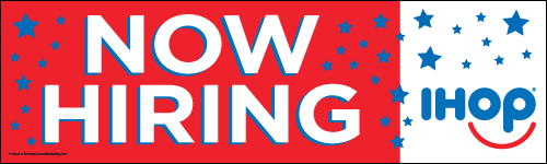 "Now Hiring" Banner - Click Image to Close