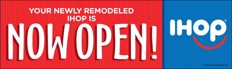 "Now Open" Banner - Click Image to Close