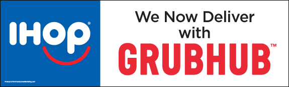 We Now Deliver with Grubhub Banner - Click Image to Close
