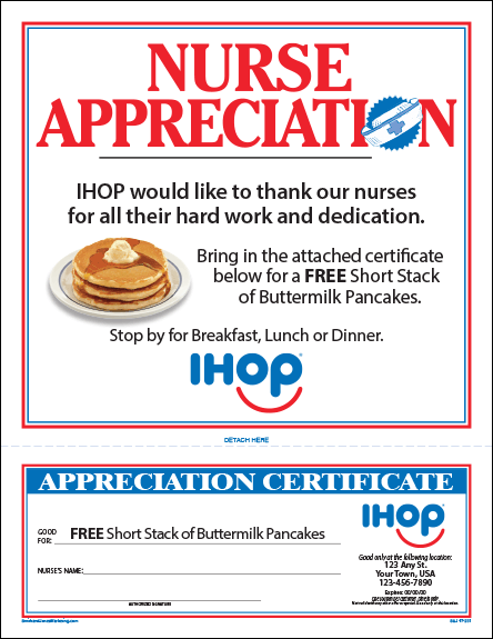 Nurse Appreciation Letter with Certificate - Click Image to Close