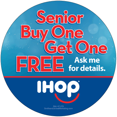 Senior BOGO Crew Button - Click Image to Close