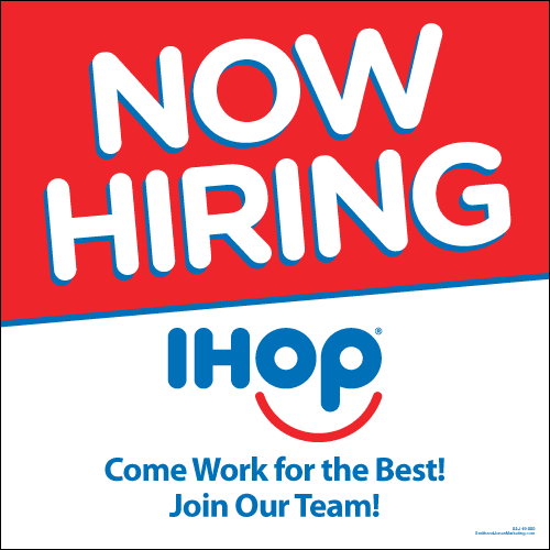 Now Hiring Window Cling (3' x 3') - Click Image to Close