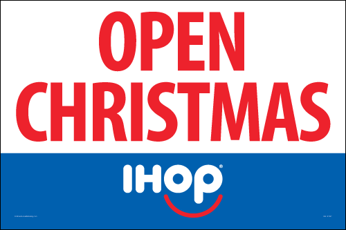 Open Christmas Yard Sign - Click Image to Close