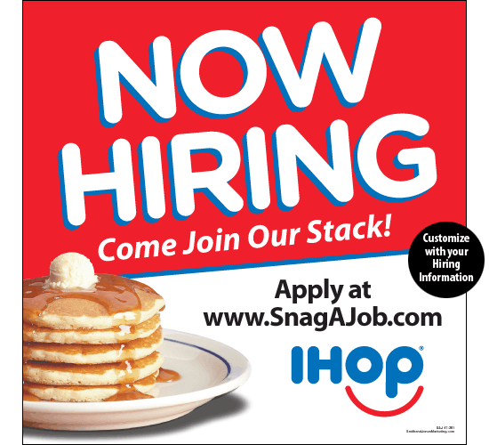 Join Our Stack Hiring Window Cling (3' x 3') - Click Image to Close