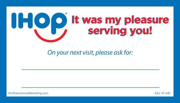 My Pleasure Serving You BCS Card - Click Image to Close