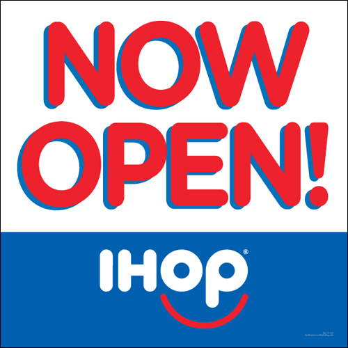 Now Open Cling (2' x 2') - Click Image to Close