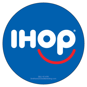 IHOP Logo Sticker (Blue) - Click Image to Close