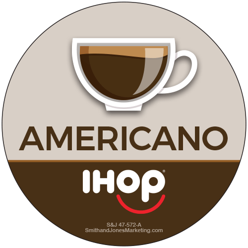 Americano Coffee Sticker - Click Image to Close