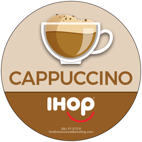 Cappuccino Coffee Sticker - Click Image to Close